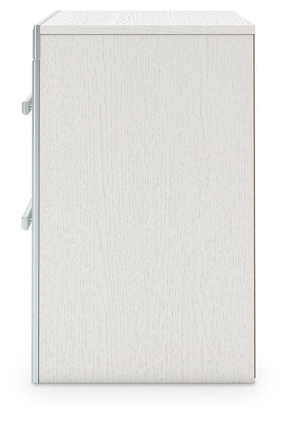 Zuraleus King Upholstered Panel Platform Bed, Dresser, Mirror, Chest and Nightstand