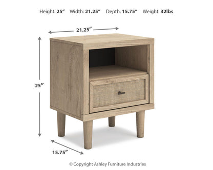 Cielden King Upholstered Bed with Roll Slats, Dresser, Mirror, Chest and Nightstand