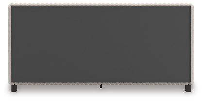 Zuraleus California King Upholstered Bed, Dresser and Mirror
