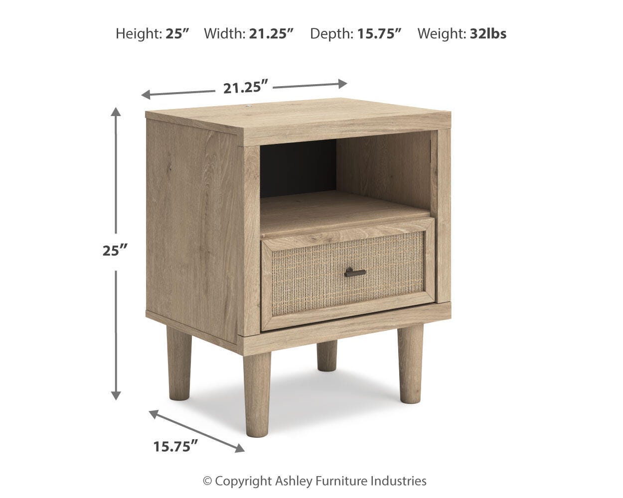 Cielden California King Upholstered Bed with Roll Slats, Dresser, Mirror, Chest and Nightstand