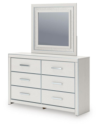 Zuraleus Queen Upholstered Bed, Dresser, Mirror, Chest and Nightstand