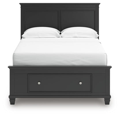 Lanolee Full Panel Storage Bed, Dresser and Mirror