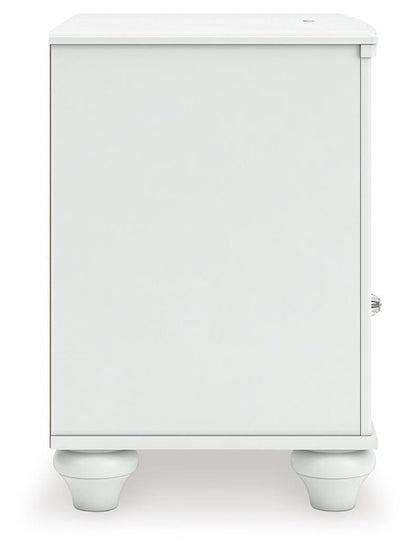 Kozlani Full Upholstered Panel Storage Bed, Dresser, Mirror and Nightstand