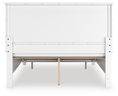 Fortman Queen Panel Storage Bed with Mirrored Dresser