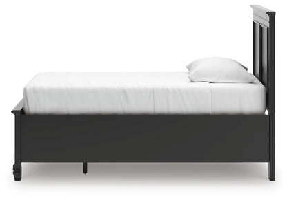 Lanolee Twin Panel Storage Bed, Dresser and Mirror