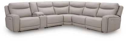 Gravier 6-Piece Power Reclining Sectional with Storage Console