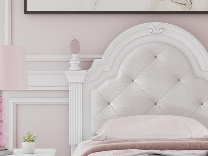 Kozlani Twin Upholstered Panel Bed with Storage