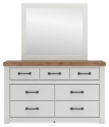Savonport King Panel Bed, Dresser and Mirror