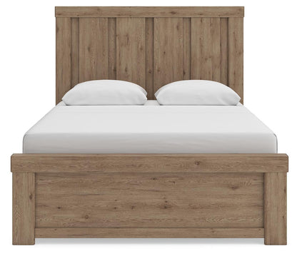 Garistyn Queen Panel Bed, Dresser, Mirror, Chest and Nightstand