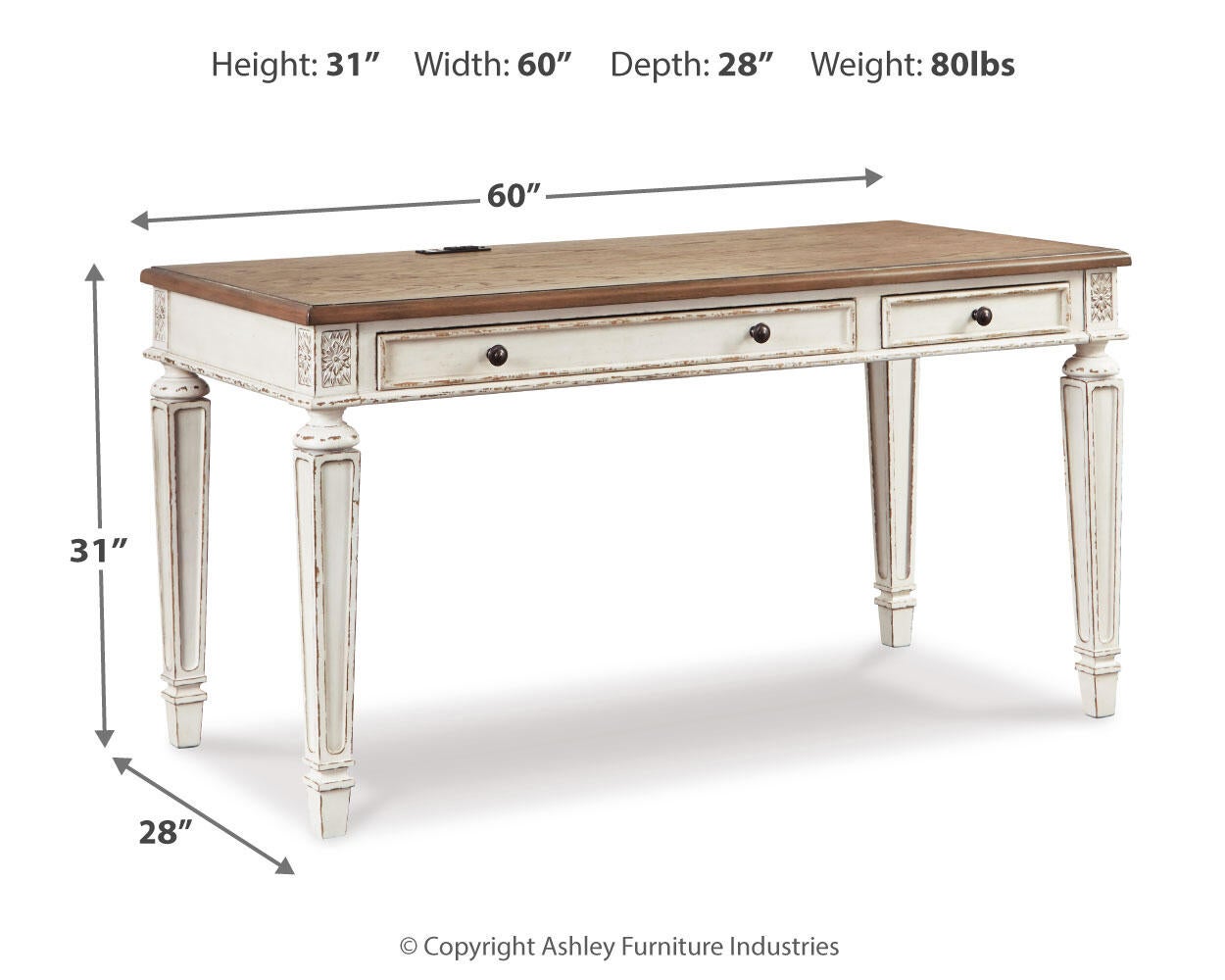 Realyn Home Office Desk
