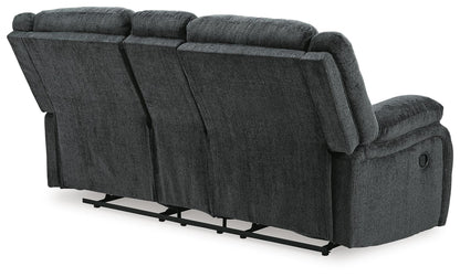 Draycoll DBL Rec Loveseat w/Console