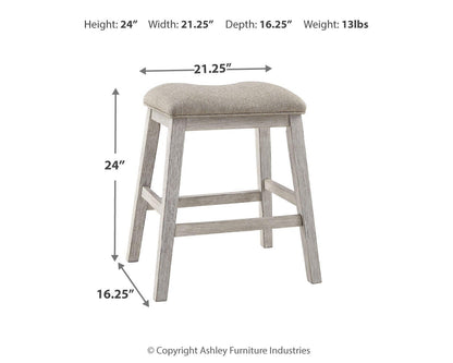 Skempton Upholstered Stool (2/CN)