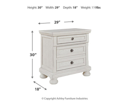 Robbinsdale Two Drawer Night Stand