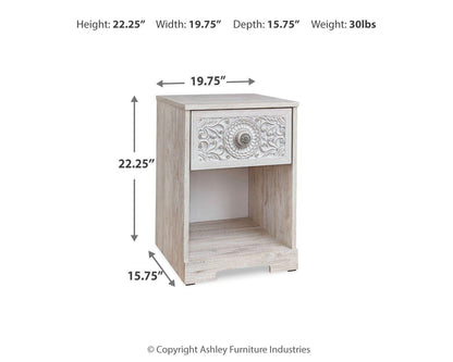 Paxberry One Drawer Night Stand