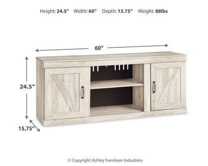 Bellaby LG TV Stand w/Fireplace Option
