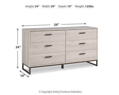 Socalle Six Drawer Dresser