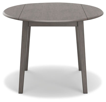 Shullden Round DRM Drop Leaf Table