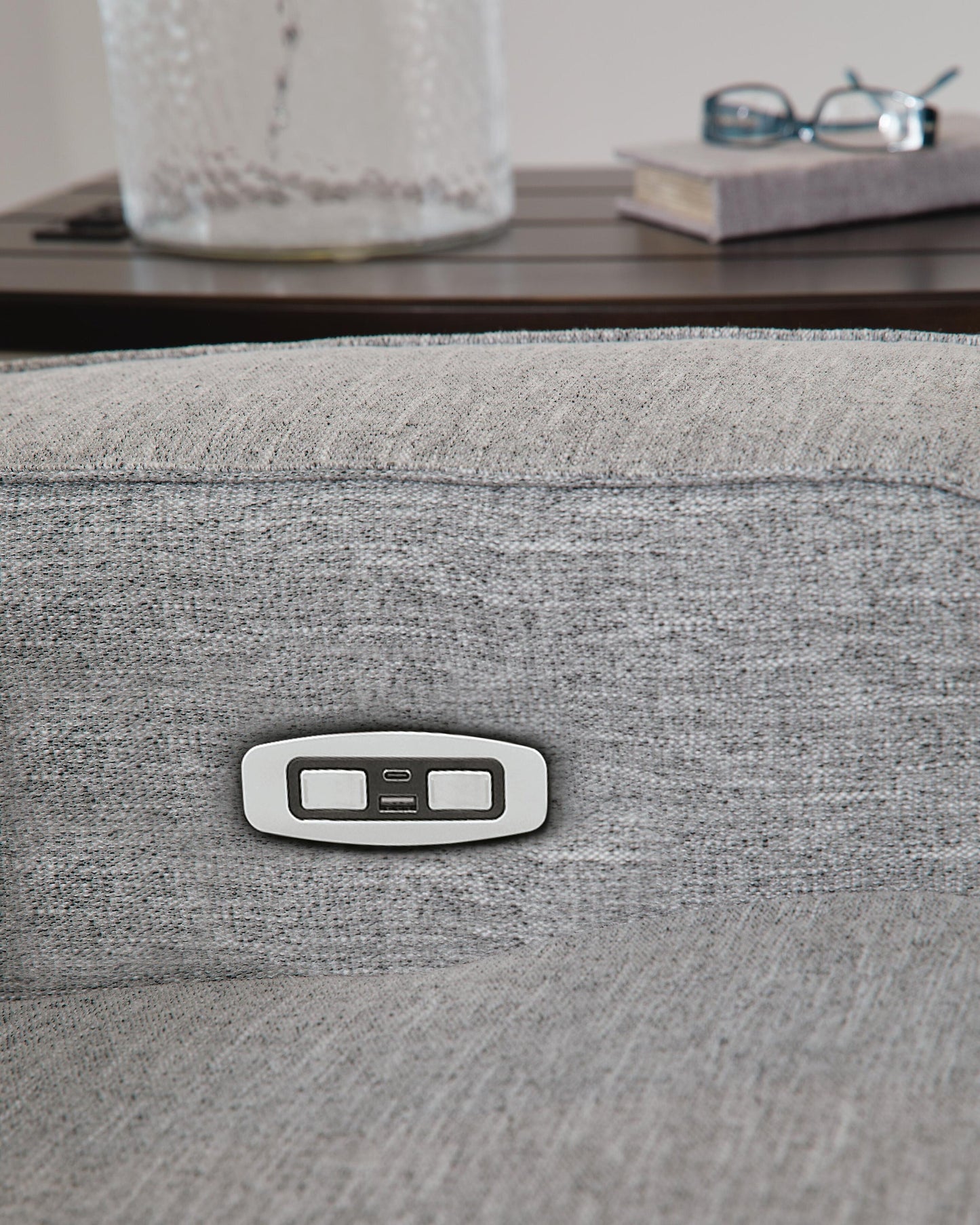 Biscoe PWR REC Loveseat/CON/ADJ HDRST