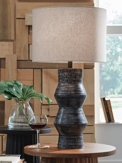 Kerbert Terracotta Table Lamp (1/CN)
