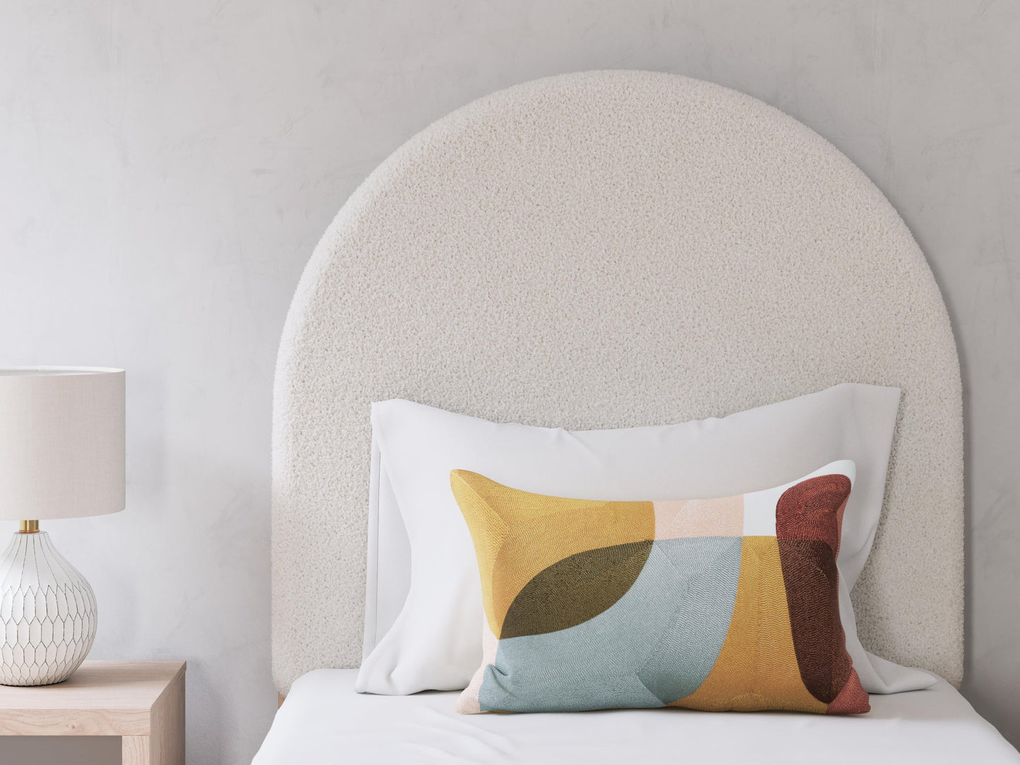 Arloster Twin Upholstered Panel Bed