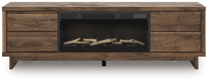 Zadilyn 72" TV Stand with Electric Fireplace