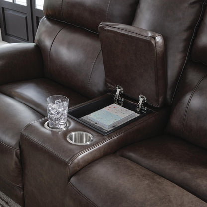 Crossplex PWR REC Loveseat/CON/ADJ HDRST