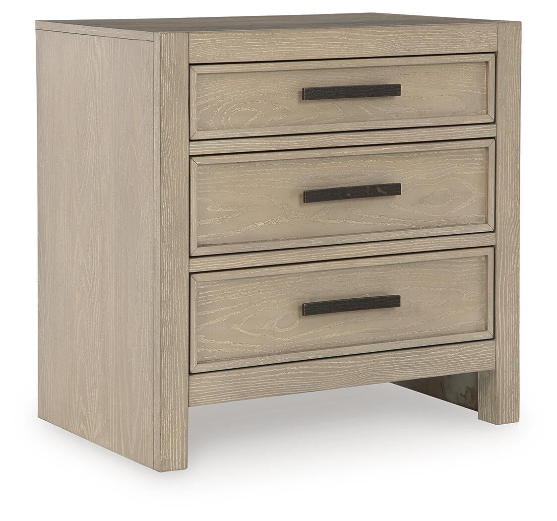 Calmoro Three Drawer Night Stand