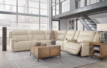 Double Deal 7-Piece Reclining Sectional with 2 Consoles