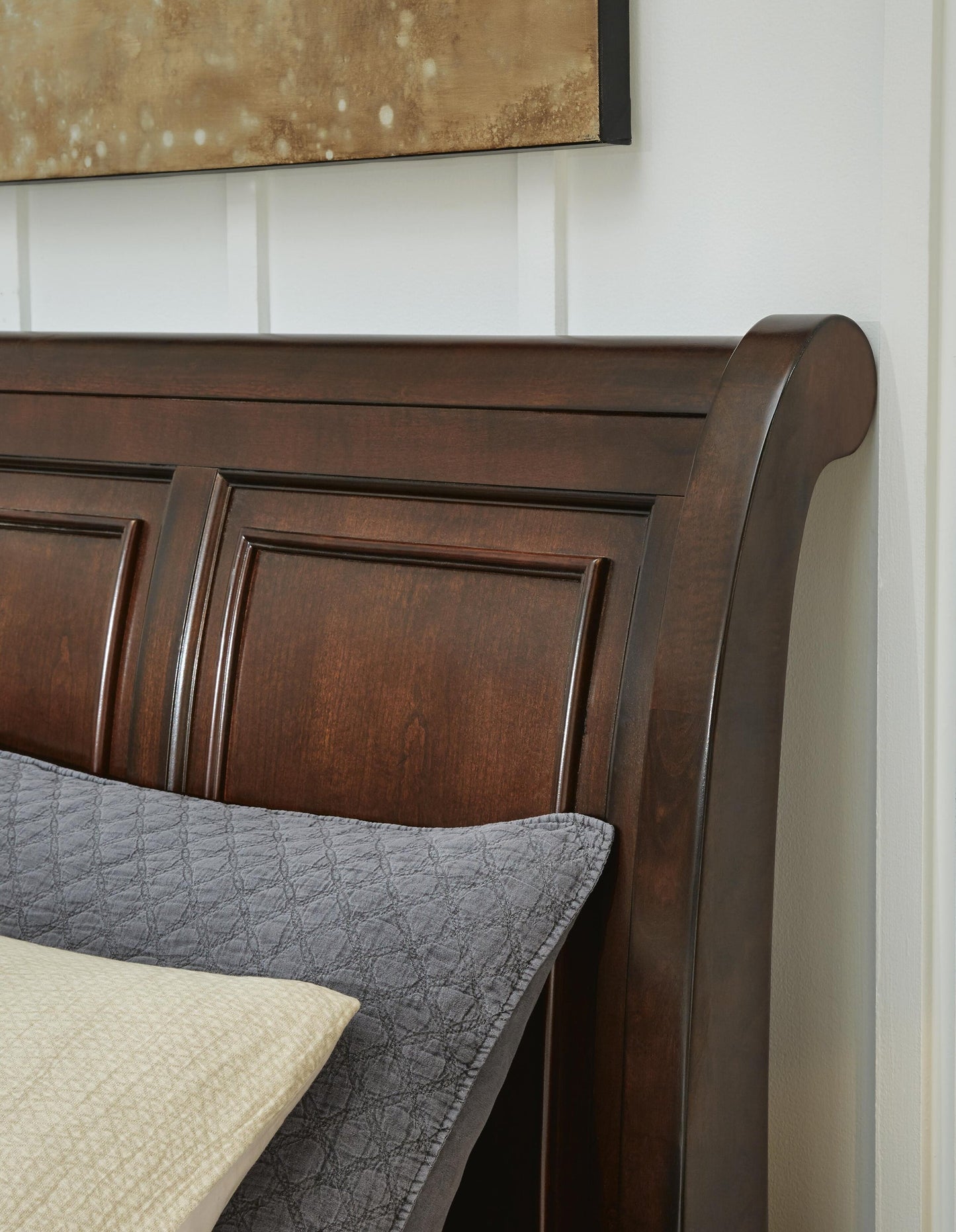 Porter California King Sleigh Storage Bed