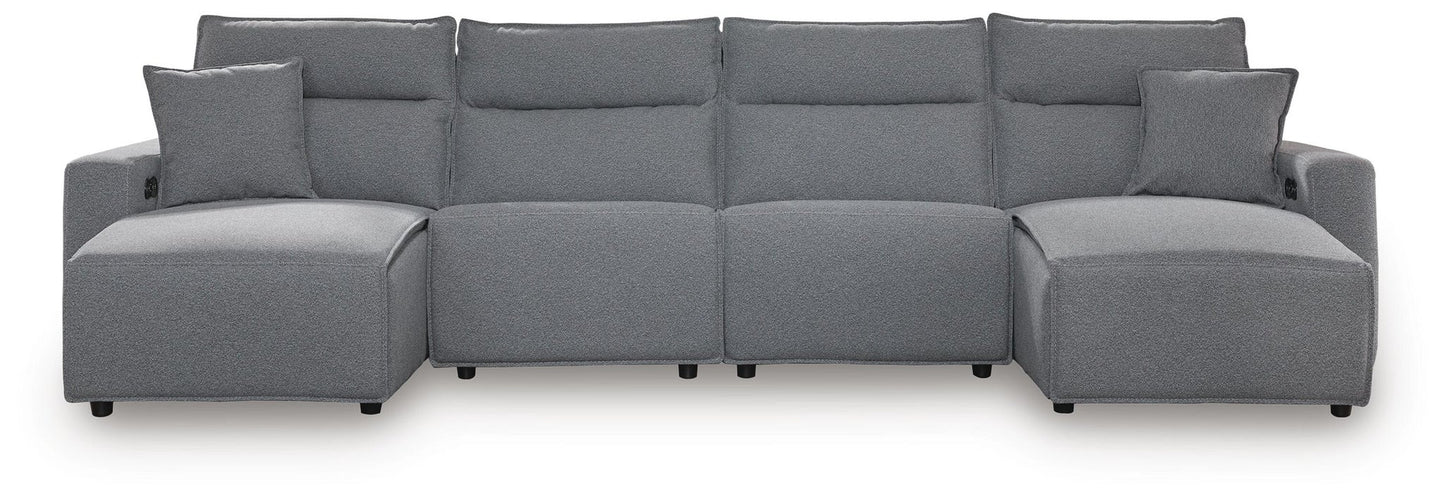Modmax II 4-Piece Reclining Sectional with Double Chaise