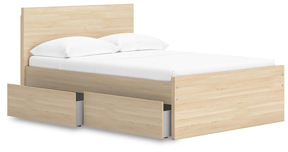Onita Full Panel Platform Bed with 1 Side Storage
