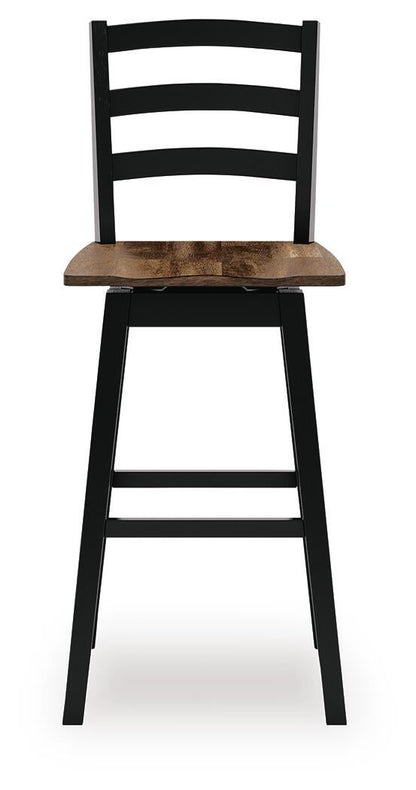 Wildenauer Tall Swivel Barstool (2/CN)