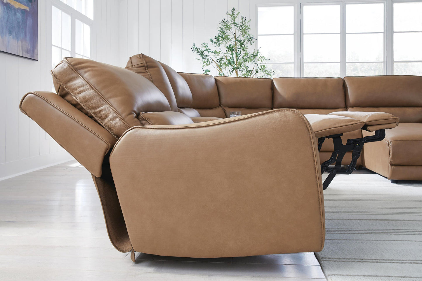 DeepWakes 6-Piece Reclining Sectional with Chaise