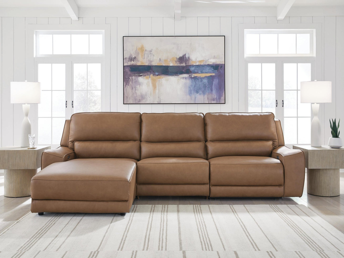 DeepWakes 3-Piece Reclining Sofa Chaise