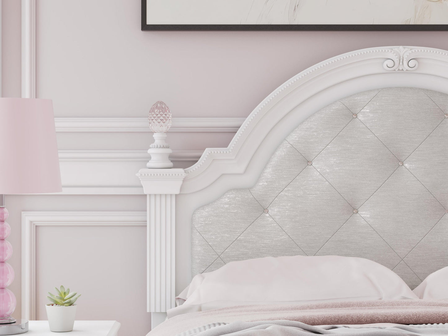 Kozlani Full Upholstered Panel Bed