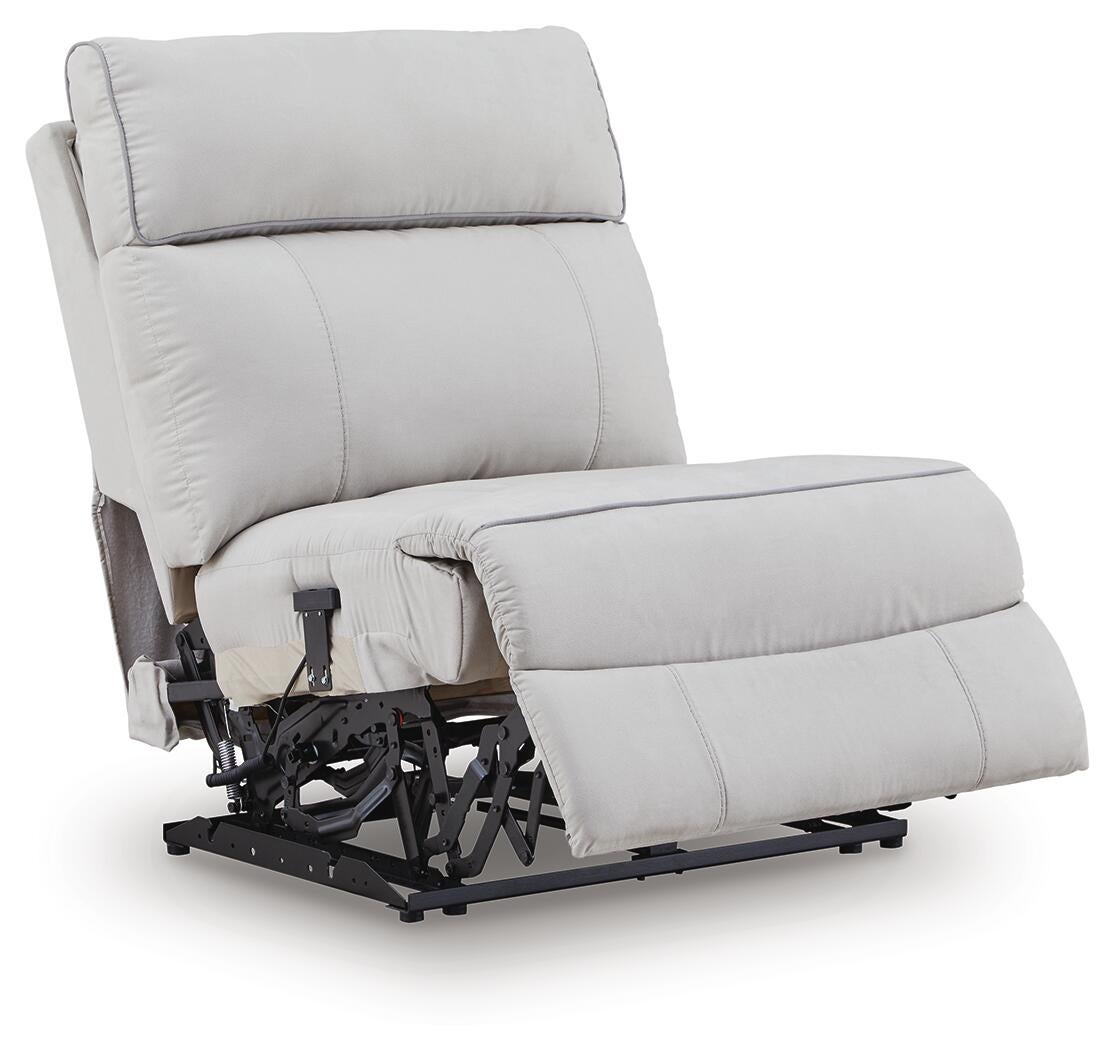 Social Pointe 7-Piece Reclining Sectional with Storage Consoles