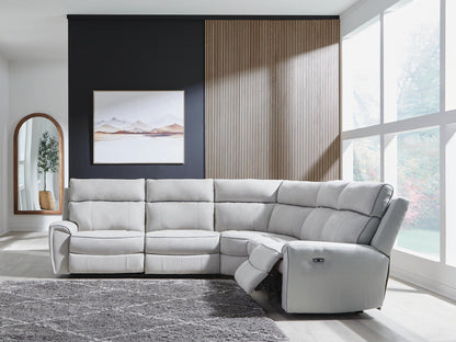Social Pointe 5-Piece Power Reclining Sectional