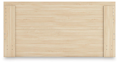 Onita King Panel Platform Bed with 1 Side Storage