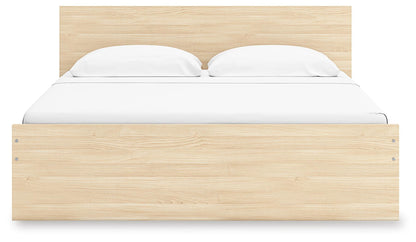Onita King Panel Platform Bed with 1 Side Storage