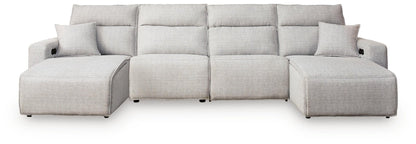 Modmax II 4-Piece Reclining Sectional with Double Chaise