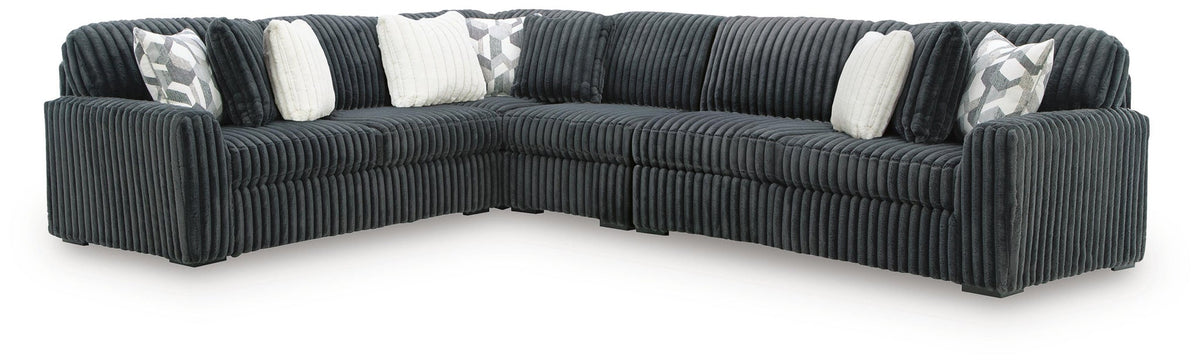 Midnight-Madness 4-Piece Sectional