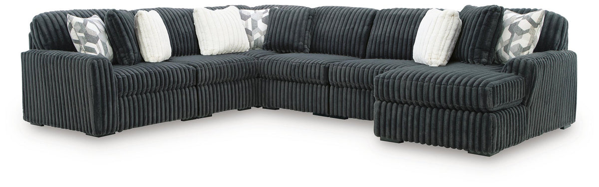 Midnight-Madness 6-Piece Sectional with Chaise