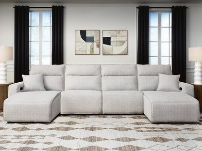 Modmax II 4-Piece Reclining Sectional with Double Chaise