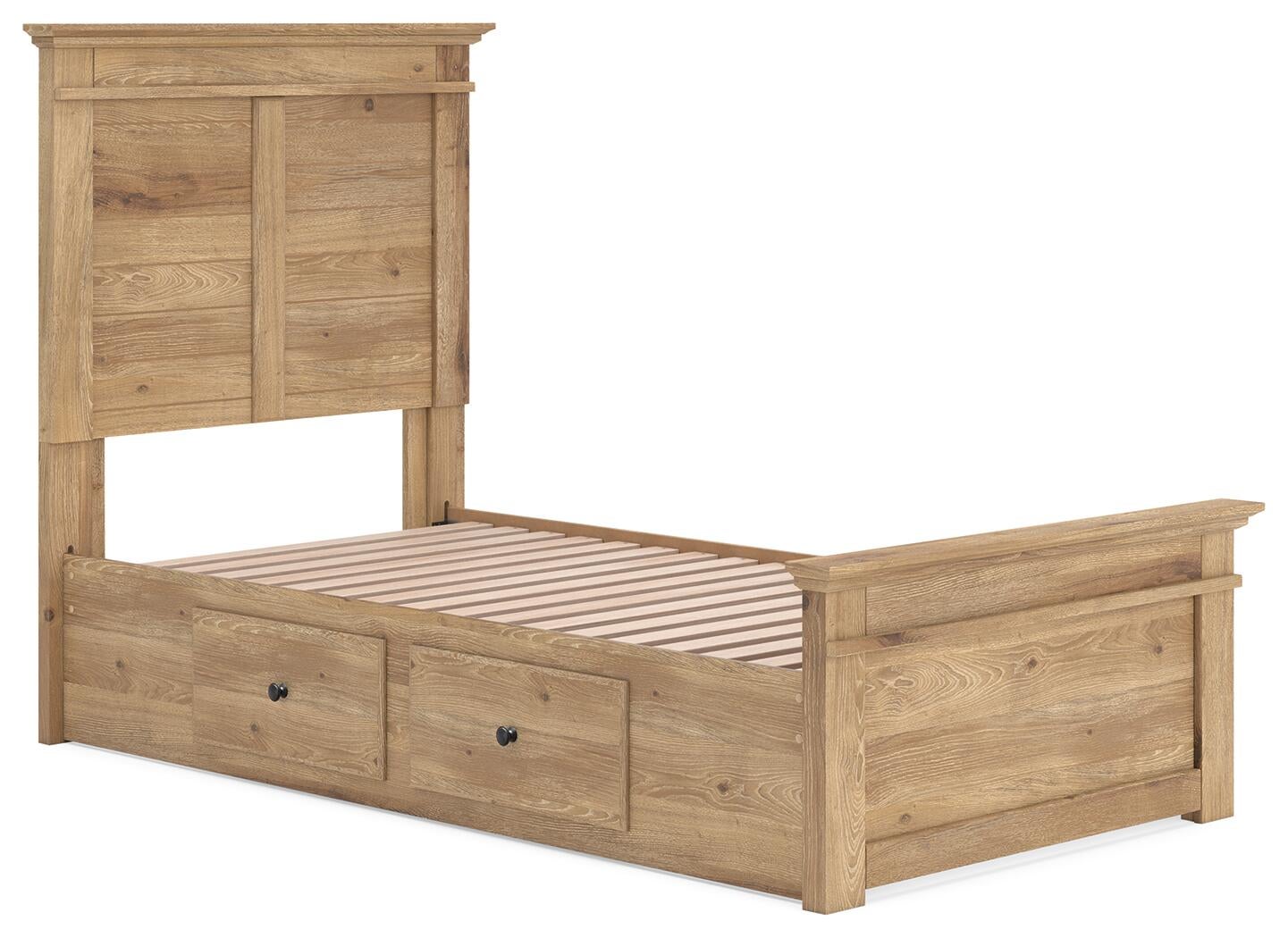 Makidern Twin Panel Storage Bed