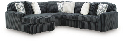 Midnight-Madness 5-Piece Sectional with Chaise