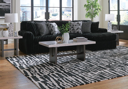 Midnight-Madness 3-Piece Sectional with Chaise