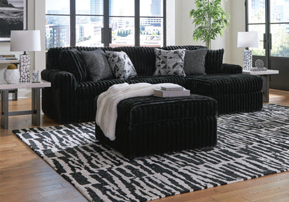 Midnight-Madness 3-Piece Sectional with Chaise
