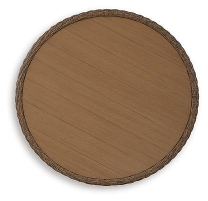 Double Point Round Cocktail Table