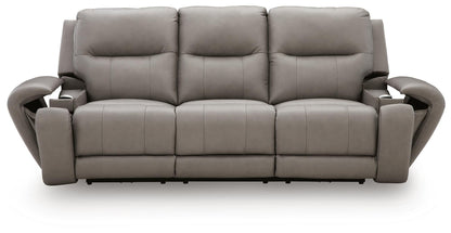 Real Moments PWR REC Sofa w/Audio Seating