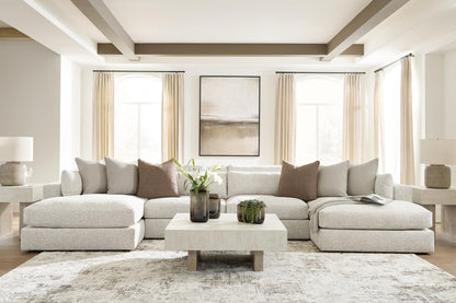 Ashbourne Estate 4-Piece Double Chaise Sectional